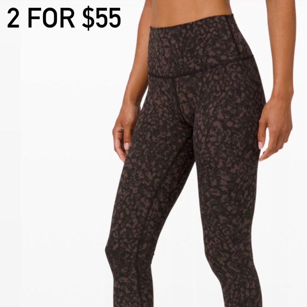 SOLD Lululemon wunder under high rise tight